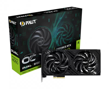 Видеокарта GeForce RTX 4060 8Gb Palit Dual OC NE64060T19P1-1070D - фото 3229118