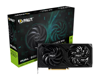 Видеокарта GeForce RTX 4060Ti 8Gb Palit Dual NE6406T019P1-1060D - фото 3229119